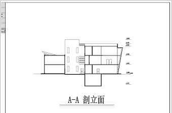现代会所建筑设计CAD图纸