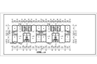 六层砖混结构商住楼设计全套CAD图纸