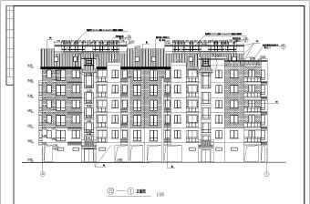 某地多层住宅建筑cad设计施工图