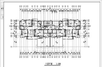 凤凰花园小高层建筑设计全套CAD图