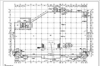某大型超市全套建筑设计CAD施工图