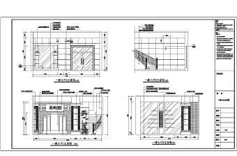 某地一层框架结构餐馆装饰设计全套施工图纸