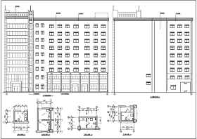 某地9层框架结构商住楼建筑结构施工图