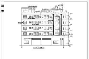 某五层宿舍楼全套建筑、结构施工图
