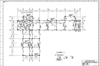 某地多层框架结构综合办公楼结构设计施工图