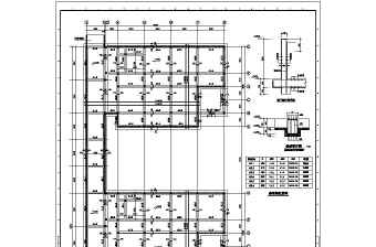 上海市3层框架结构别墅结构施工图（带地下室）