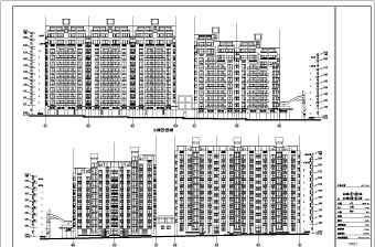 高层商住楼建筑设计CAD详细图