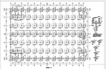 苏州某三层钢管桁架框架结构厂房结构施工图