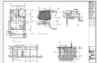 上海会所建筑设计全套施工CAD图