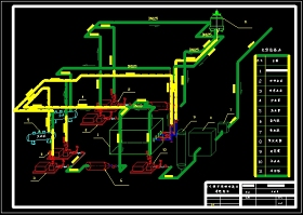 空调制冷机房系统图