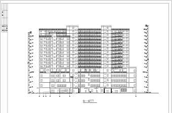 高层商住楼建筑全套设计CAD施工图