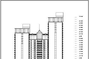 某地高层酒店式公寓建筑方案设计图