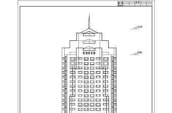 某框架结构高层商厦全套建施图