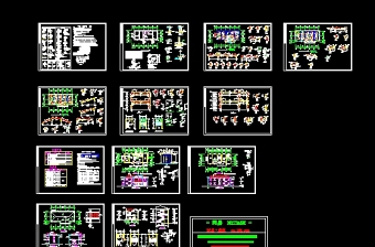 办公楼建筑和结构图