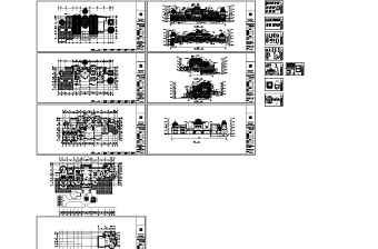 顶级豪华庄园式别墅建筑施工图