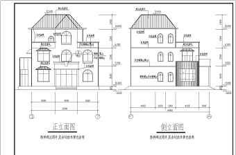 某地3层砖混结构别墅全套建筑结构施工图
