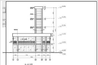 某地钢框架结构电梯结构设计施工图