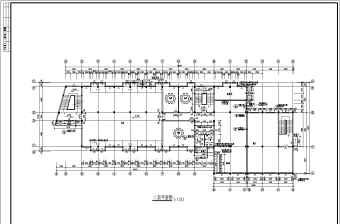 食堂综合楼建筑设计CAD施工图