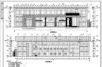 某地三层框架结构综合楼建筑设计施工图