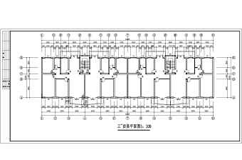 商住楼建筑设计CAD全套方案图