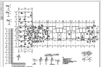 某地六层异形柱框架结构住宅楼结构施工图