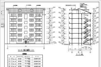 花园小区3#4#多层住宅楼建筑施工图
