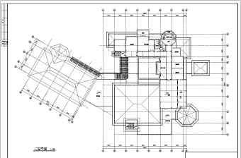 豪华会所建筑设计全套CAD图纸