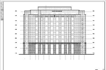 某地9层框架结构酒店建筑设计施工图