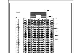 某地区32层高层商住楼建筑设计施工图