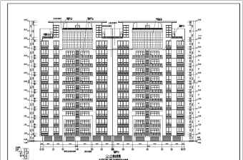 某高层住宅楼建筑全套设计CAD施工图