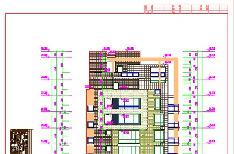 小高层住宅楼建筑设计施工CAD图纸
