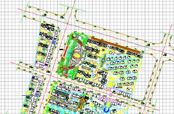 小区建筑规划平面图
