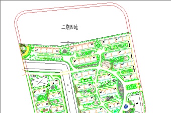 南京某小区的平面规划图