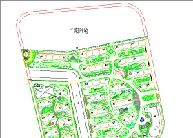 南京某小区的平面规划图