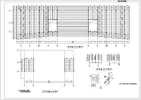 哈尔滨某大学钢框架教学楼结构施工图