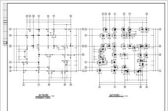 某地高档框架结构别墅结构设计施工图