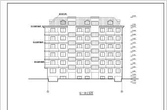 多层住宅楼建施全套CAD图