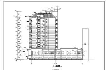 某高层住宅楼建筑全套设计CAD施工图