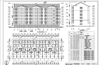 山东莱阳市某地五层砖混结构住宅建筑设计施工图纸