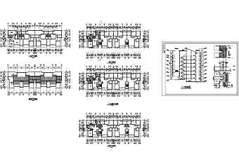 某小区多层住宅楼建筑方案设计图