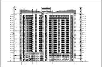 某地22层框剪结构综合办公楼建筑设计方案图