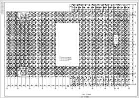 某带车库七层住宅楼框架结构设计施工图