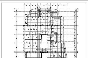 某20层框剪办公楼部分框架裙房结构cad施工图
