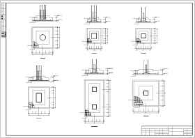 7度区框架电影院结构设计cad施工图
