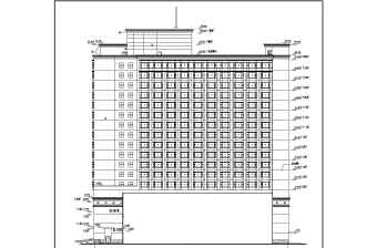 某地区17层框剪结构酒店建筑设计方案图