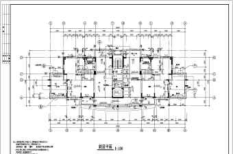 某小区高层住宅楼建筑设计图