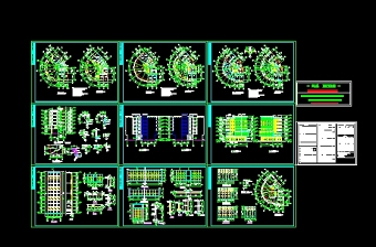 全套办公楼建筑图