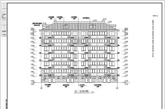 某小区多层框架结构住宅楼结构设计施工图