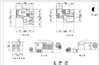 某地14大型套别墅建筑方案设计图