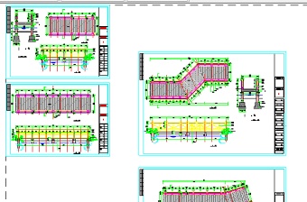 公园木桥建筑方案设计全套CAD图纸